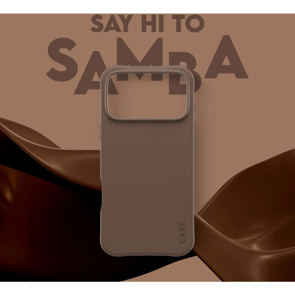 CARE by PanzerGlass Fashionable Case Samba Espresso MagSafe iPhone 17 Air
