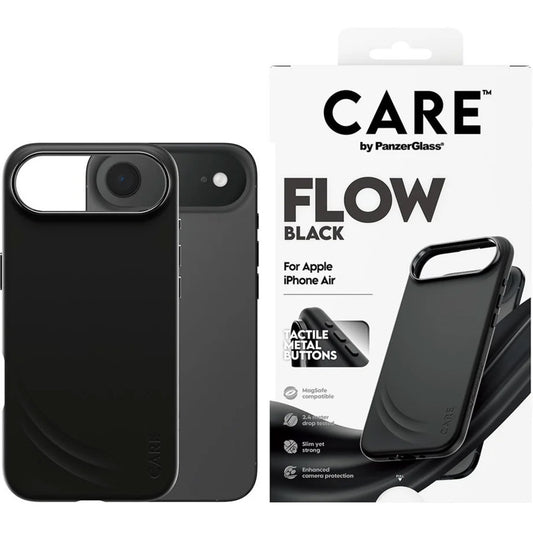 CARE by PanzerGlass Feature FLOW MagSafe Case iPhone 17 Air Black