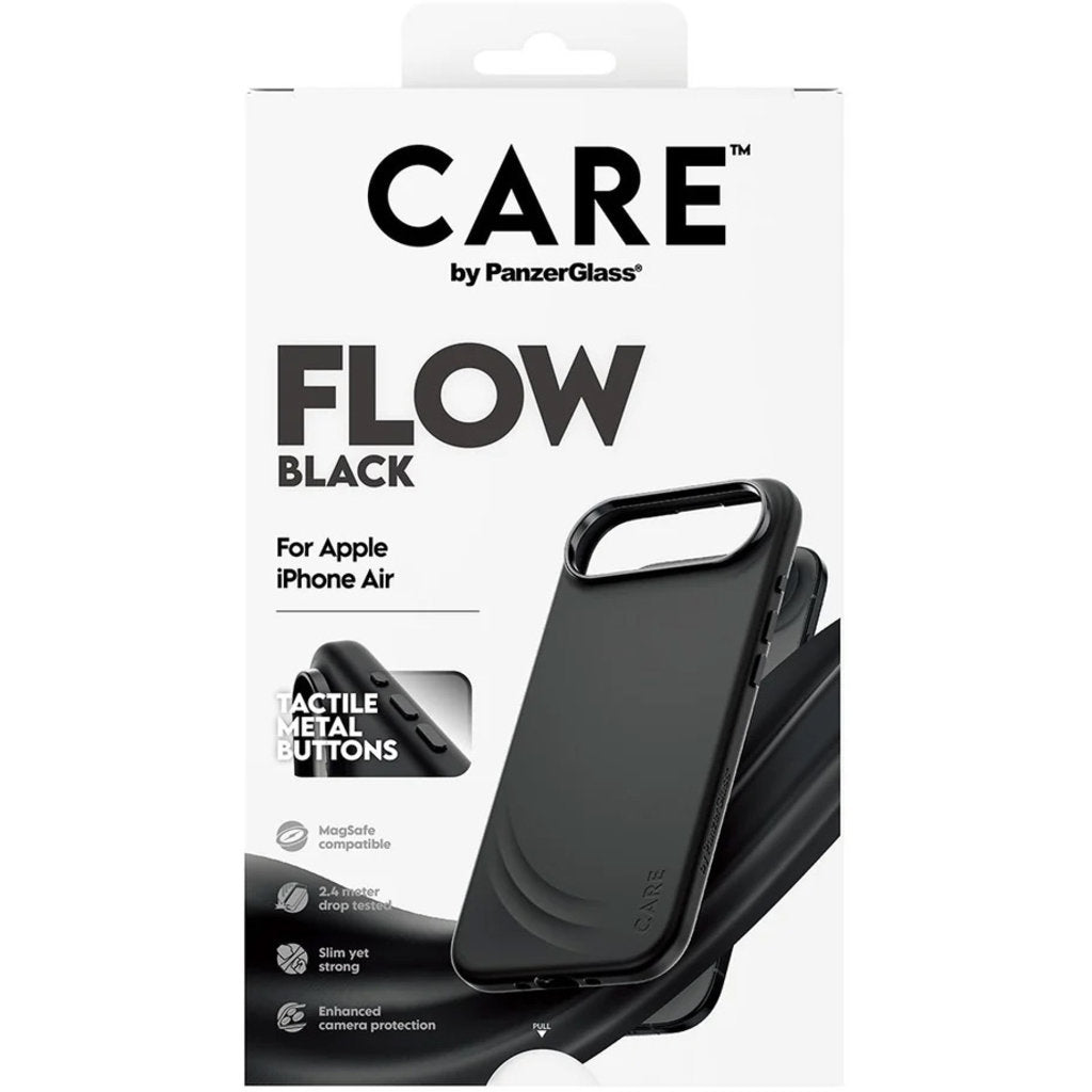CARE by PanzerGlass Feature FLOW MagSafe Case iPhone 17 Air Black