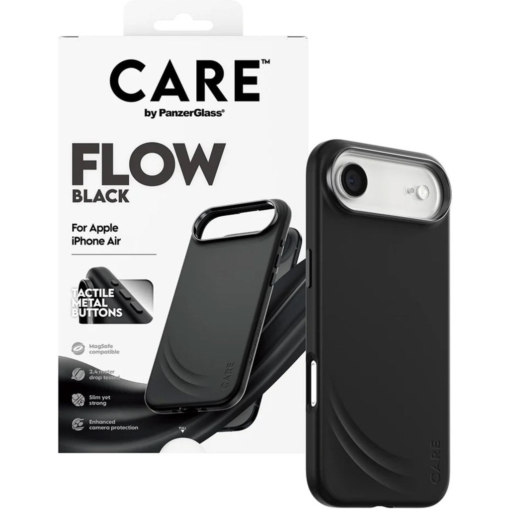 CARE by PanzerGlass Feature FLOW MagSafe Case iPhone 17 Air Black