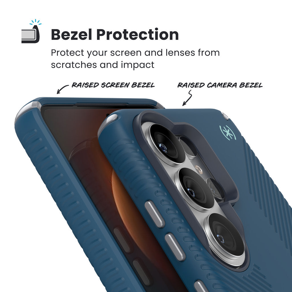 Speck Presidio2 Grip + Magnet Samsung Galaxy S26 Ultra Coastal Blue - with Microban