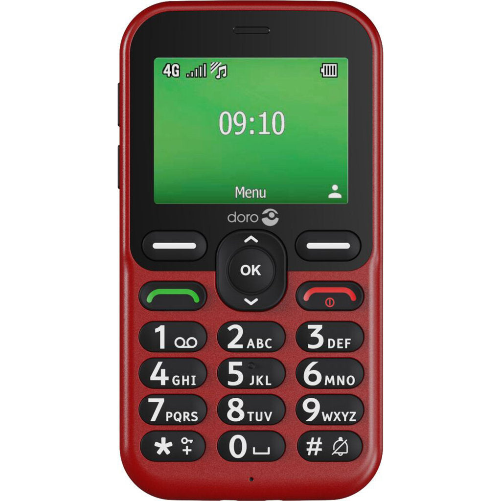 Doro Leva E10 4G Red + Cradle