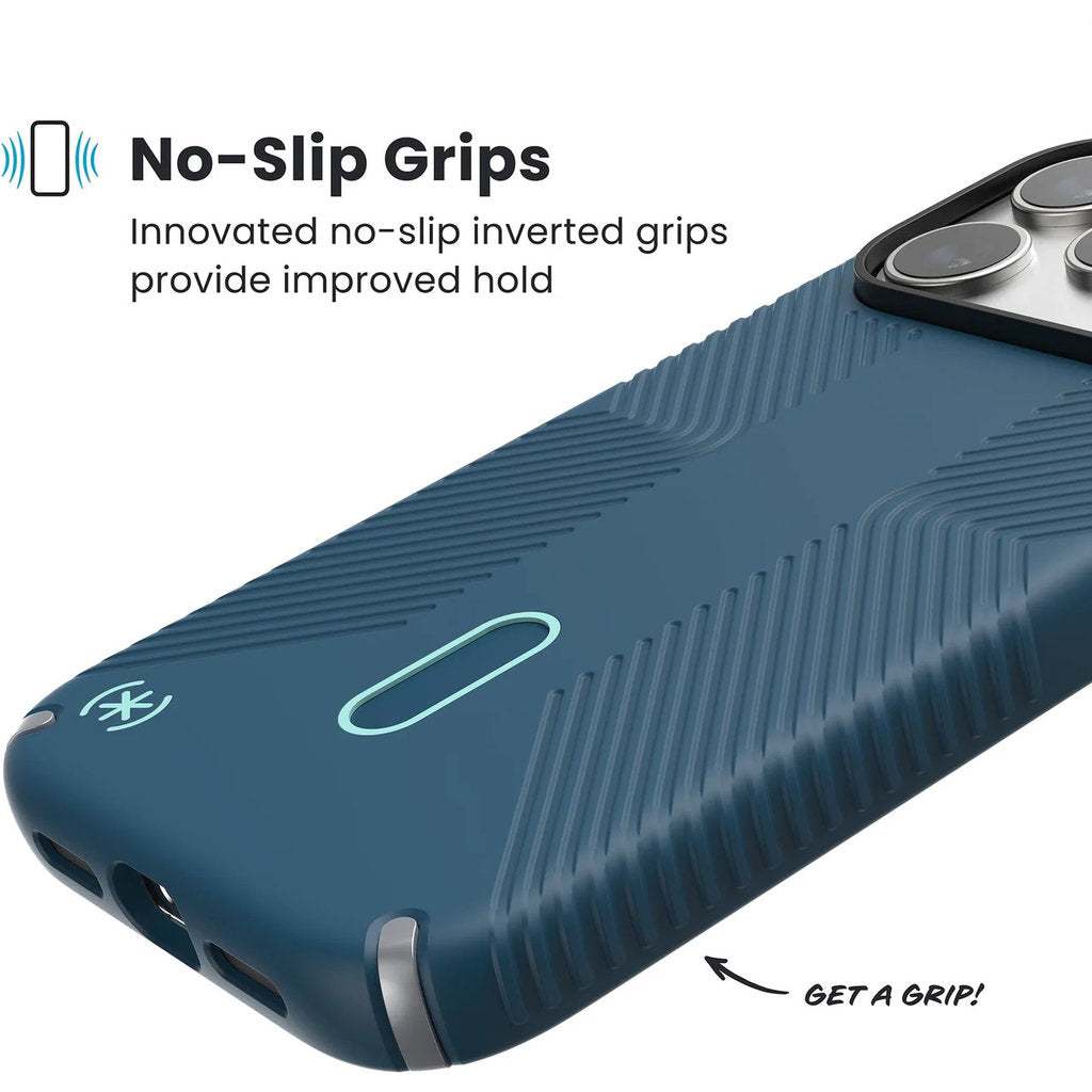 Speck Presidio2 Grip + ClickLock Apple iPhone 17 Pro Max Blue - with Microban
