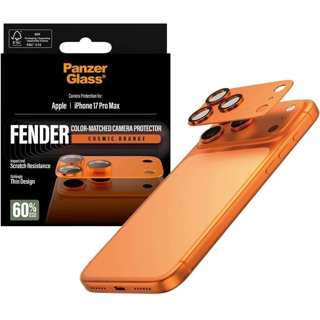 PanzerGlass FENDER Camera Protector Cosmic Orange iPhone 17 Pro Max