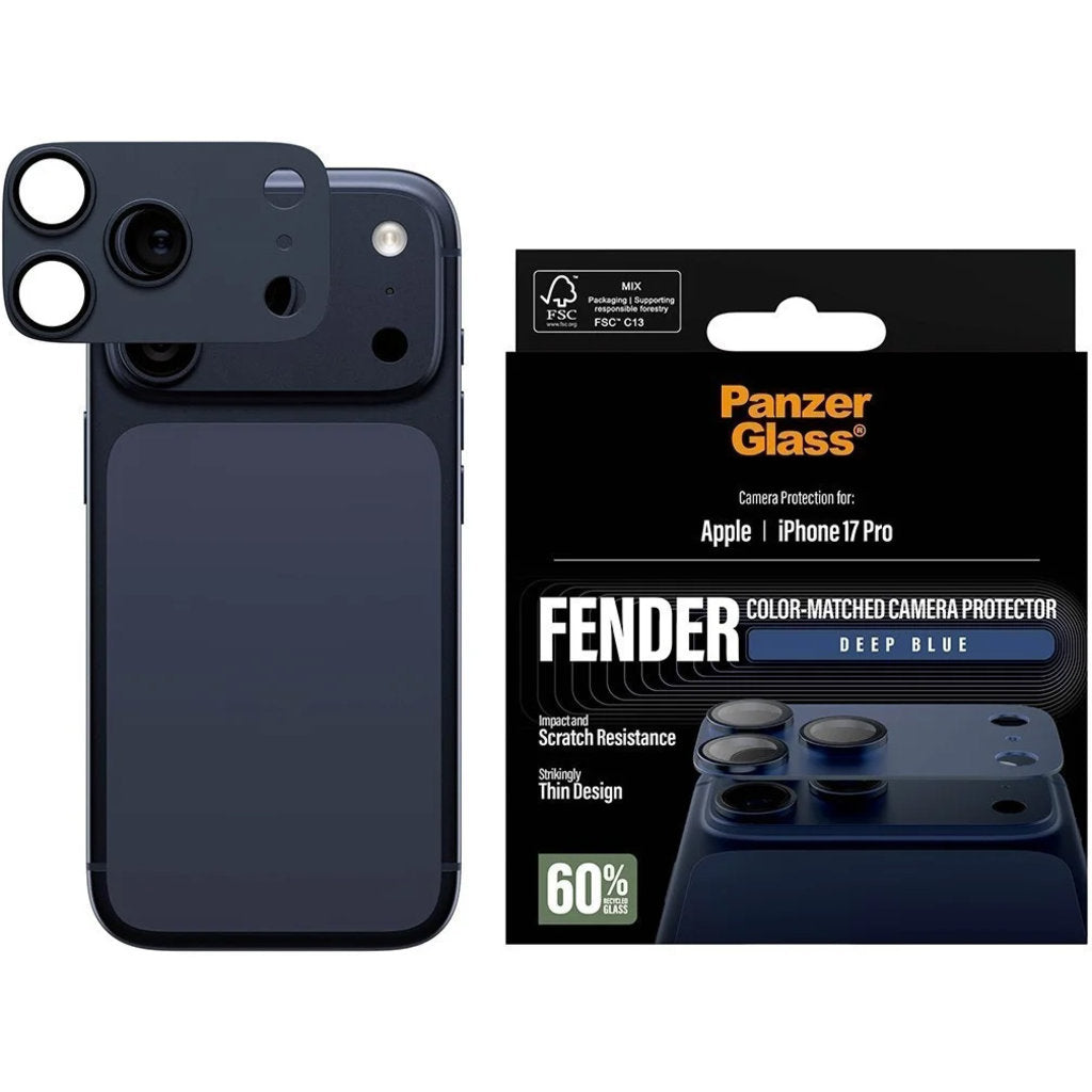 PanzerGlass FENDER Kameraschutz Deep Blue iPhone 17 Pro