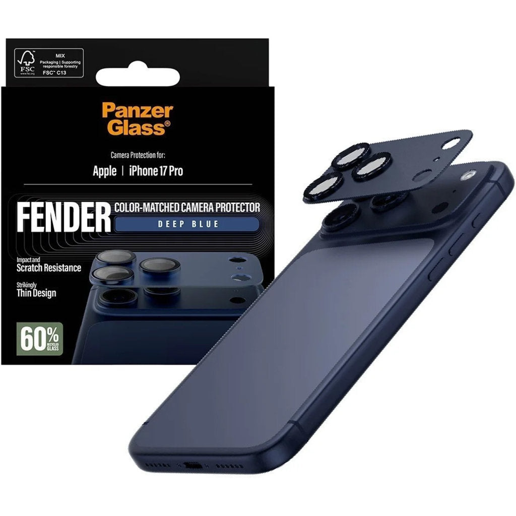PanzerGlass FENDER Kameraschutz Deep Blue iPhone 17 Pro