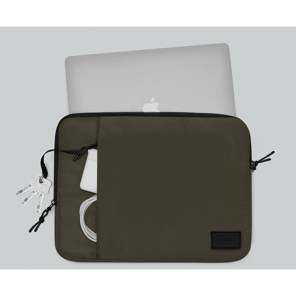 Gaston Luga Dash Cushioned Case 13"/14" - Olive