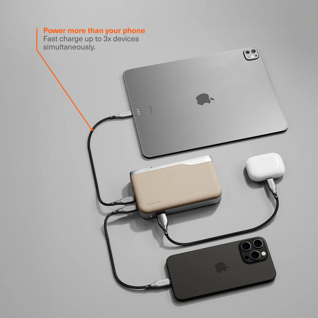 Cygnett Encore 20.000 mAh Power Bank Ivory