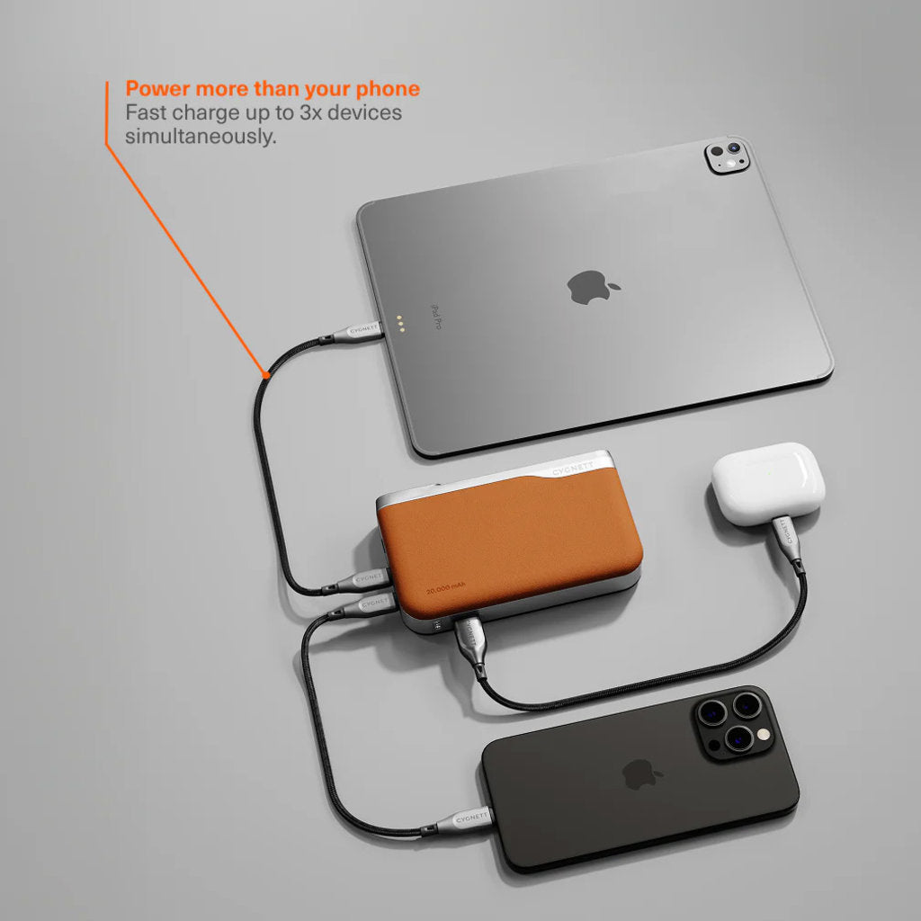 Cygnett Encore 20.000 mAh Power Bank Tan
