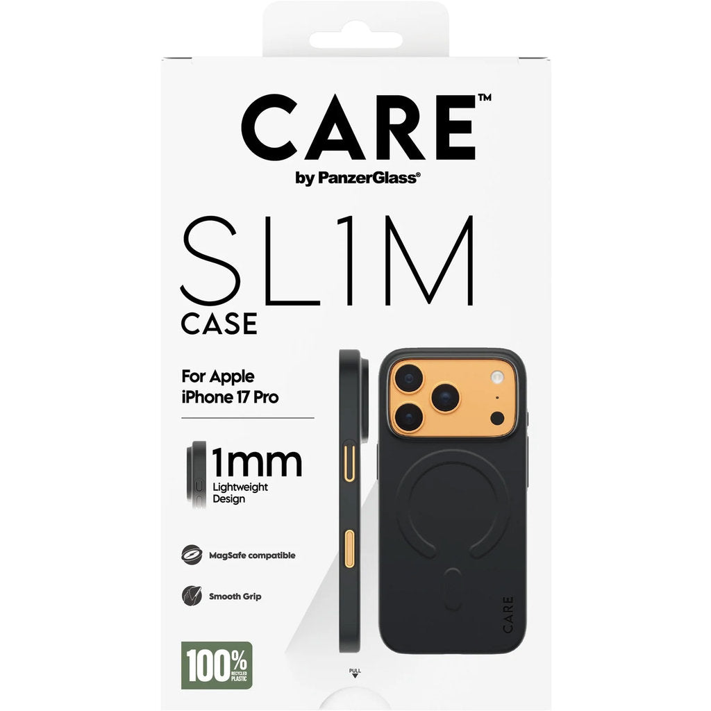 CARE by PanzerGlass SL1M MagSafe Case Black iPhone 17 Pro