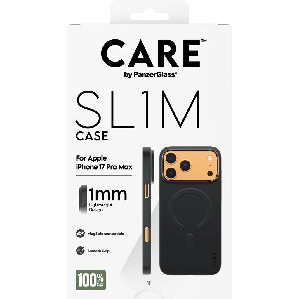 CARE by PanzerGlass SL1M MagSafe Case Black iPhone 17 Pro Max