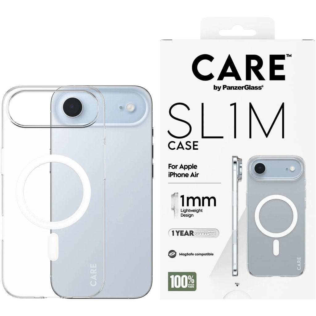 CARE by PanzerGlass SL1M MagSafe Case Transparent iPhone Air
