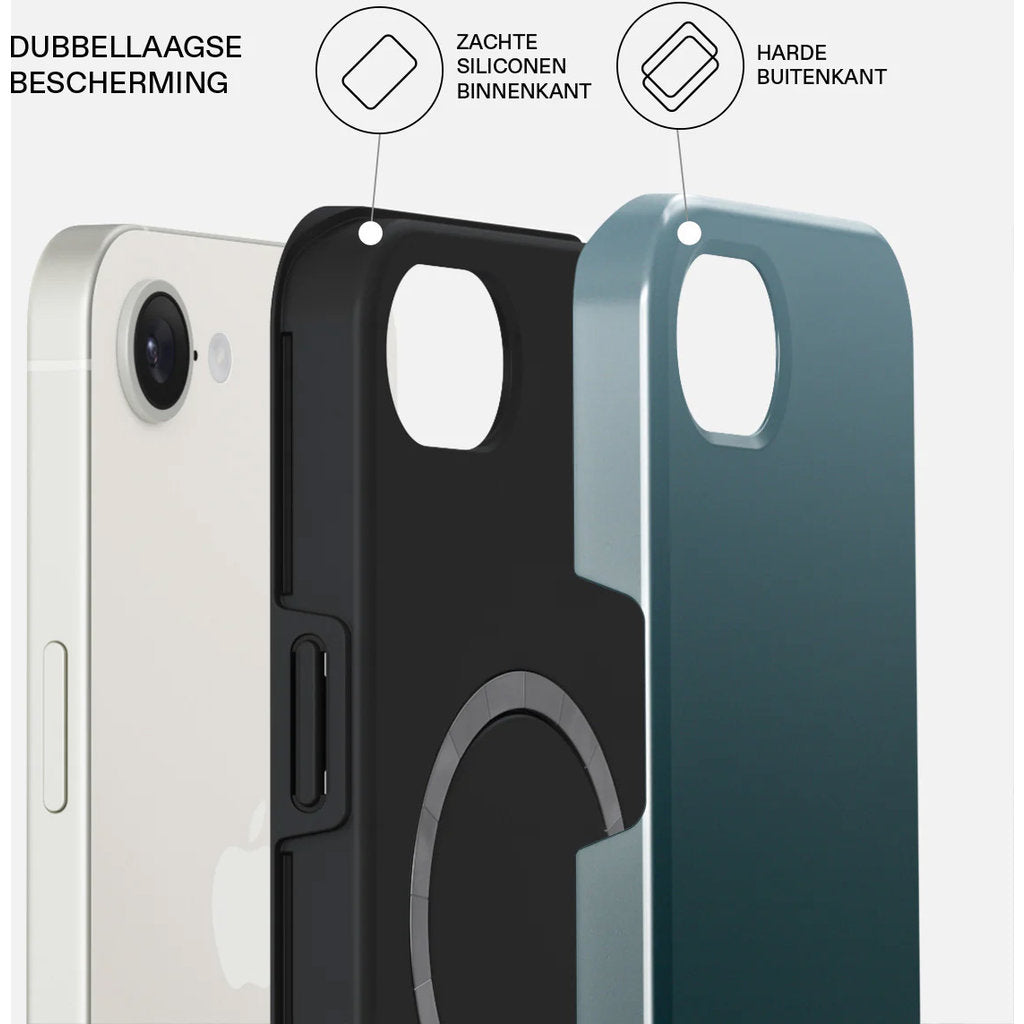 Burga Tough Magsafe Case Apple iPhone 17e/16e - Black Hole