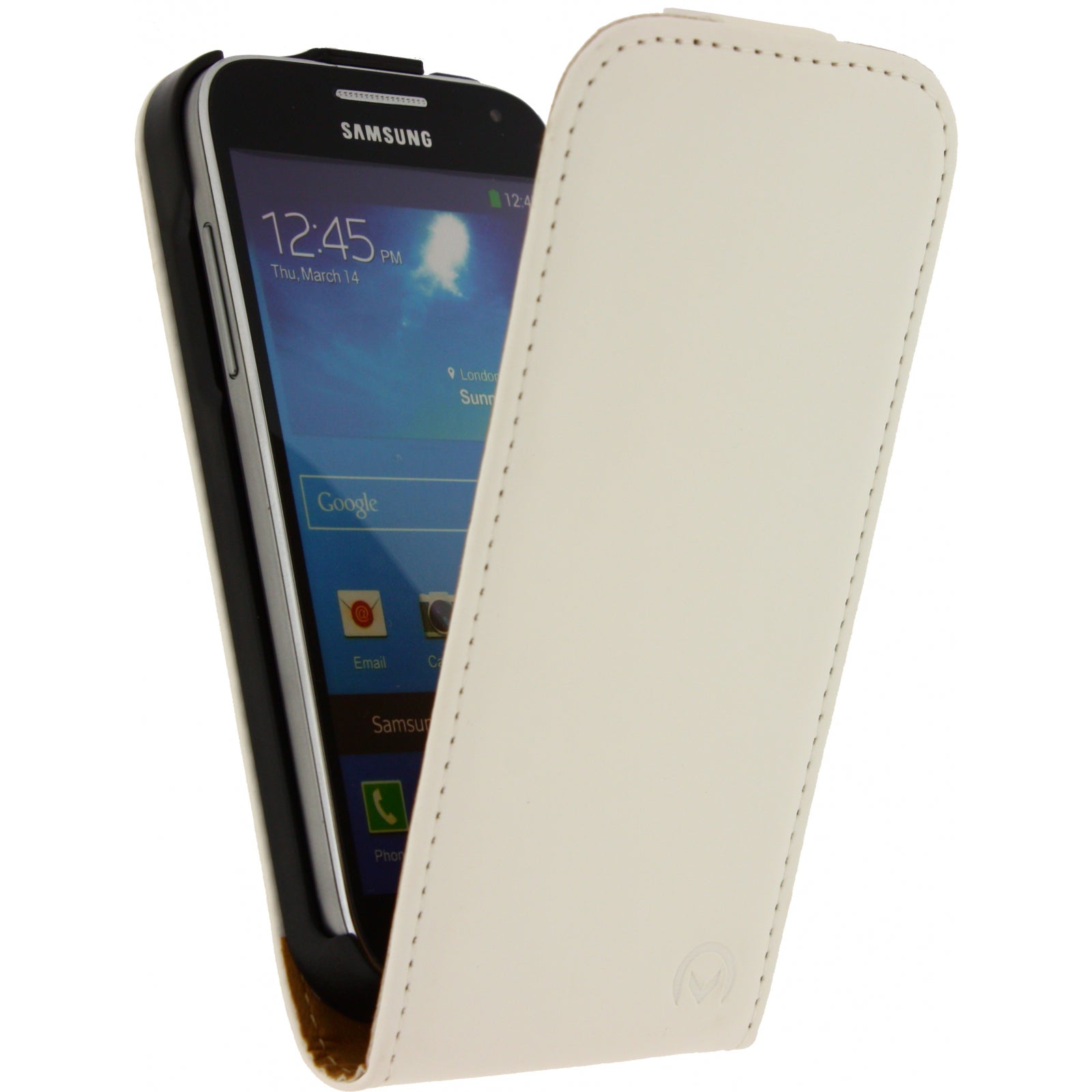 Mobilize Ultra Slim Flip Case Samsung Galaxy S4 Mini I9195 White