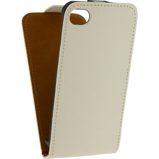 Mobilize Ultra Slim Flip Case Apple iPhone 4/4S Weiß
