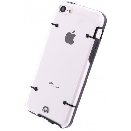 Mobilize Hybrid Case Transparent Apple iPhone 5C Schwarz