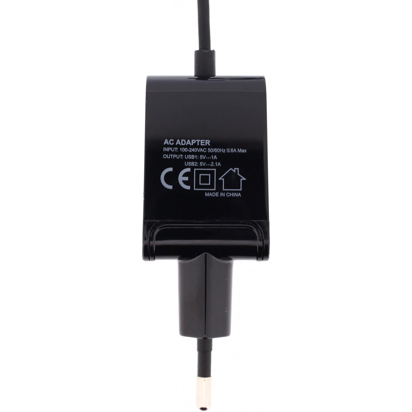Mobilize Wall Charger USB + Micro USB 15W 1m. Black