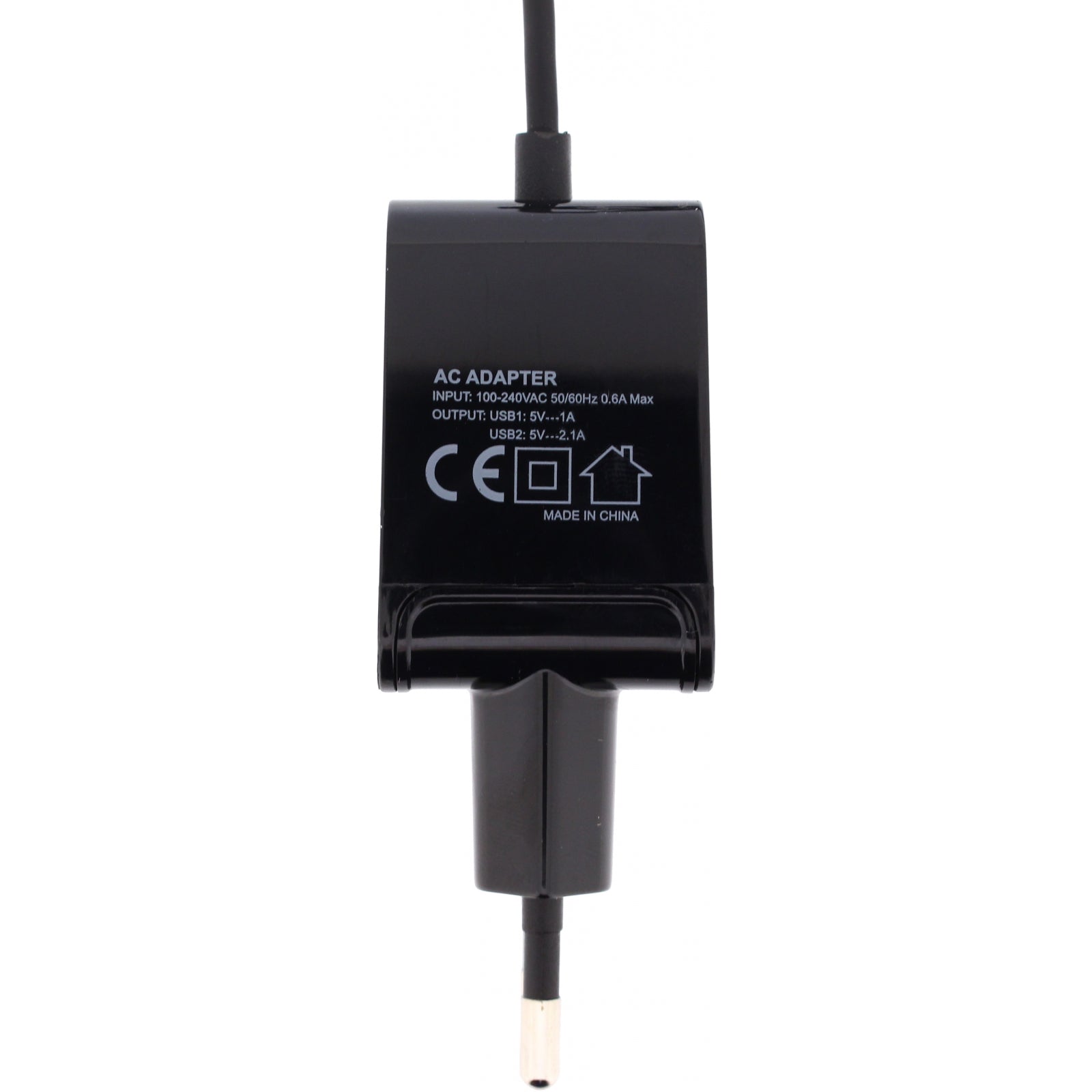 Mobilize Wall Charger USB + Micro USB 15W 1m. Black