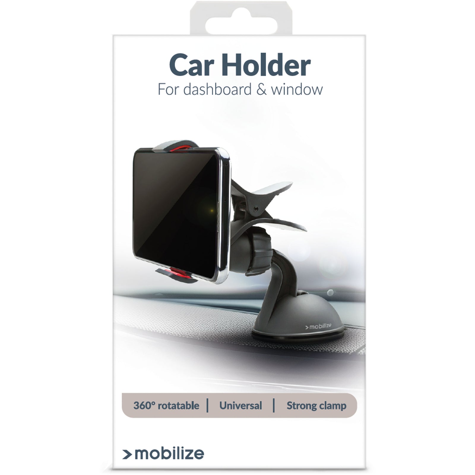 Mobilize Universal Car Holder Window Dashboard Black