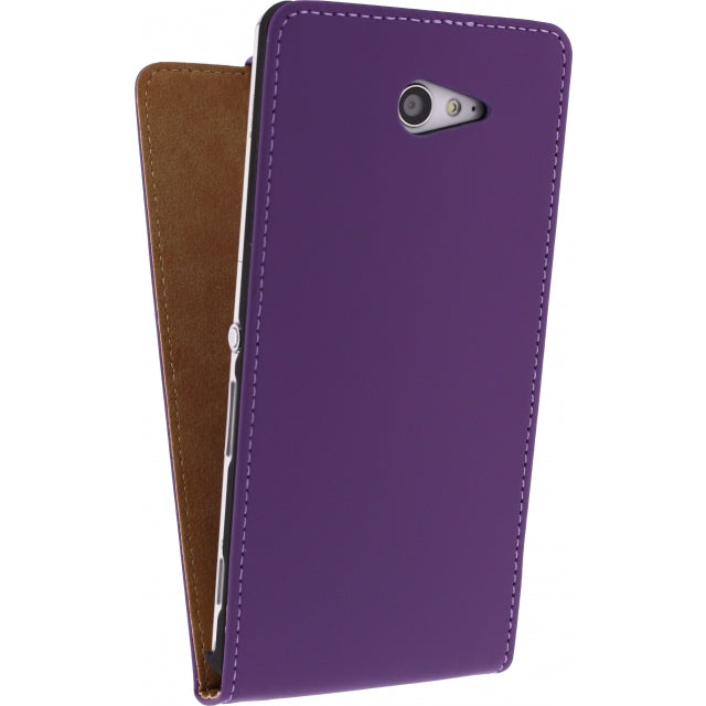 Mobilize Ultra Slim Flip Case Sony Xperia M2 Violett