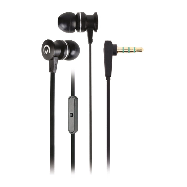 Mobilize In-Ear Stereo Headset mit Fernbedienung 3,5 mm Schwarz