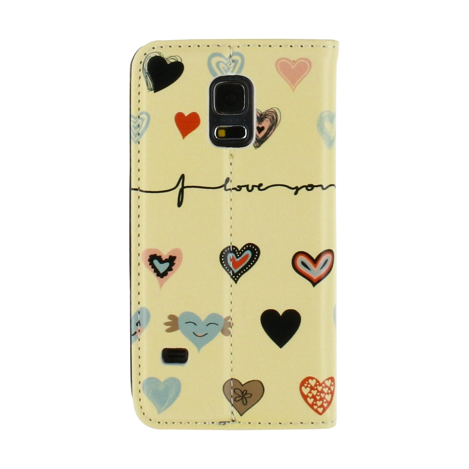 Mobilize Premium Magnet Book Case Samsung Galaxy S5 Mini I Love You