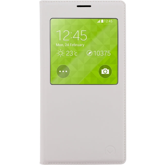 Mobilize S-View Étui en cuir Samsung Galaxy S5 Mini Blanc