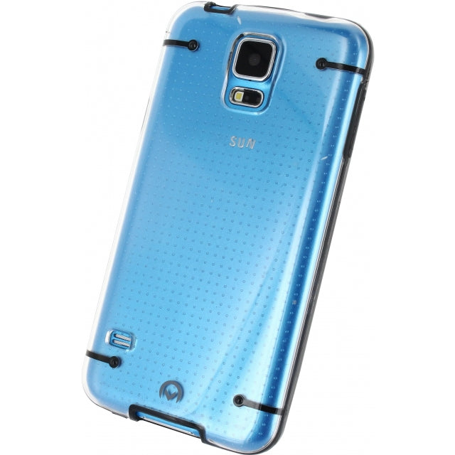 Mobilize Hybrid Case Transparent Samsung Galaxy S5/S5 Plus/S5 Neo Schwarz