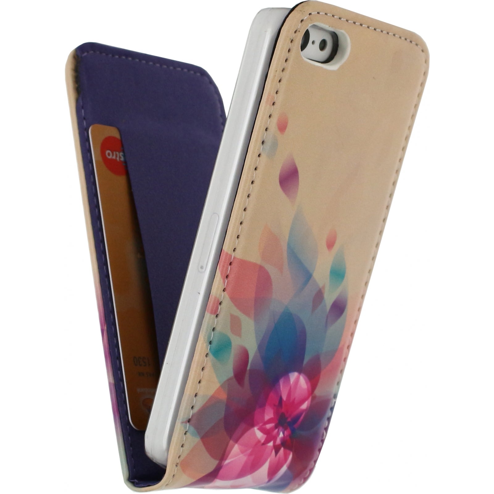 Mobilize Premium Magnet Flip Case Apple iPhone 5C Fire Flower