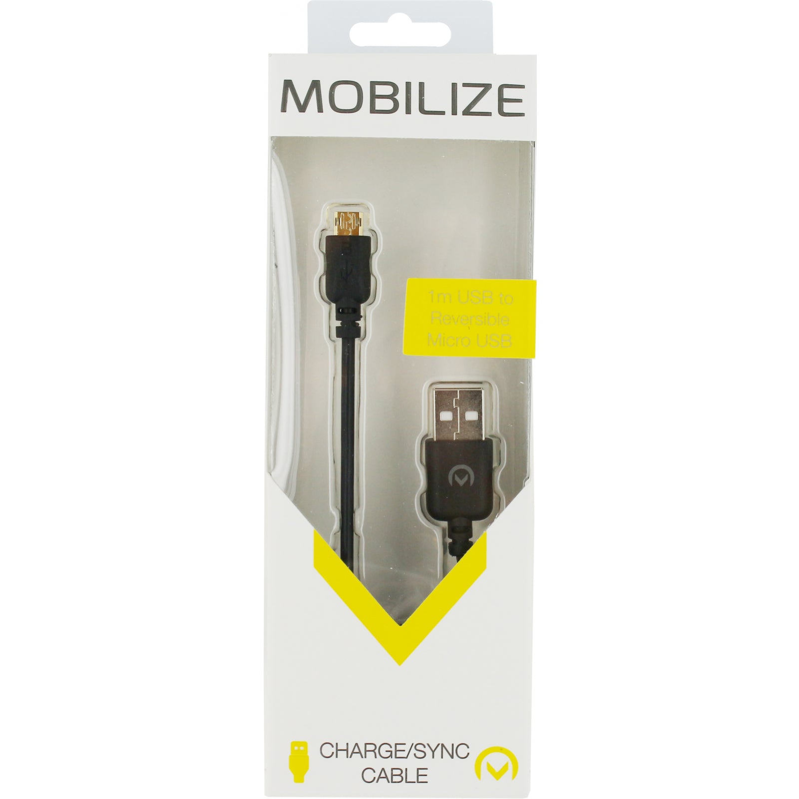 Mobilize Cable USB to Micro USB 1m. 12W Black