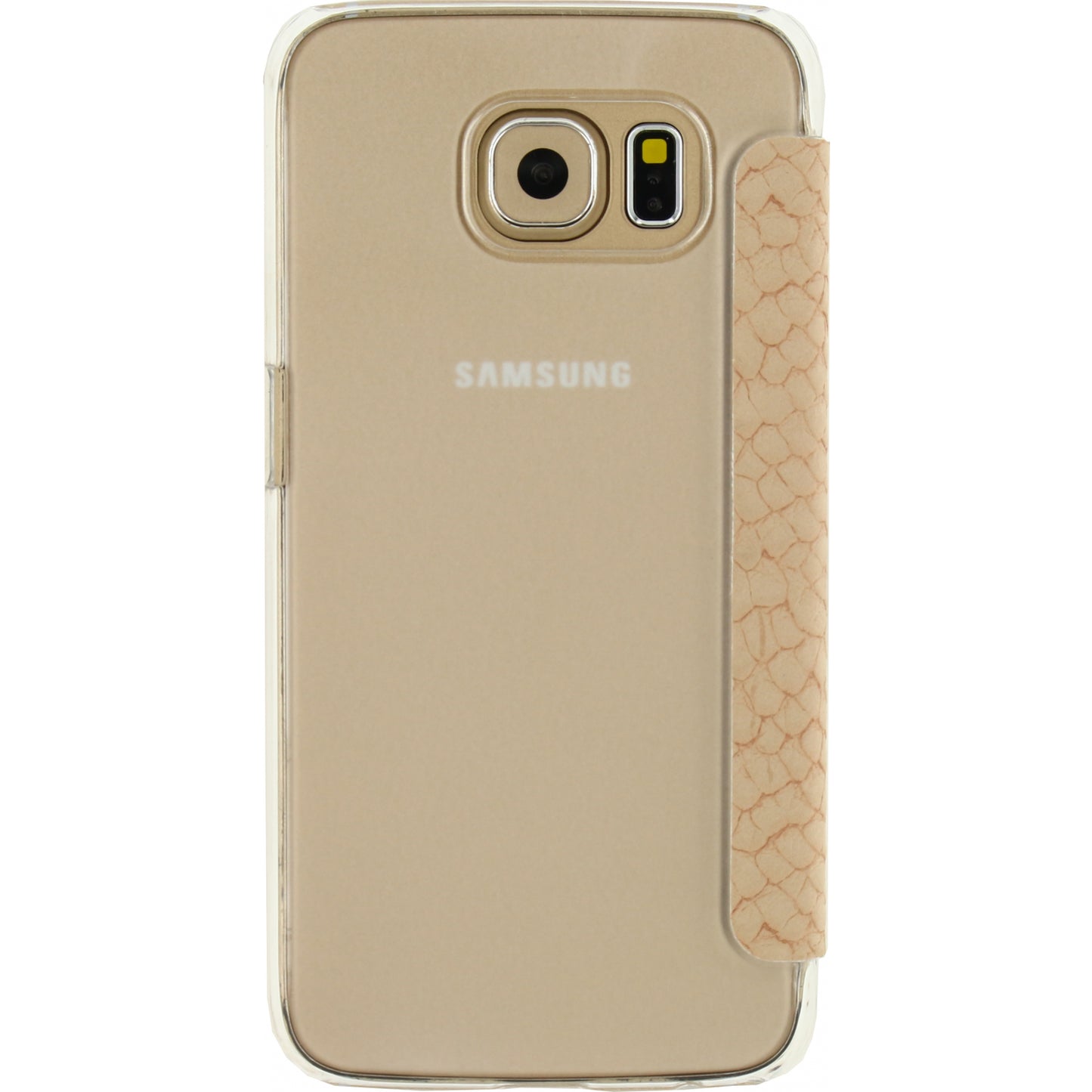 Mobilize Slim Booklet Samsung Galaxy S6 Soft Snake Creamy Rose
