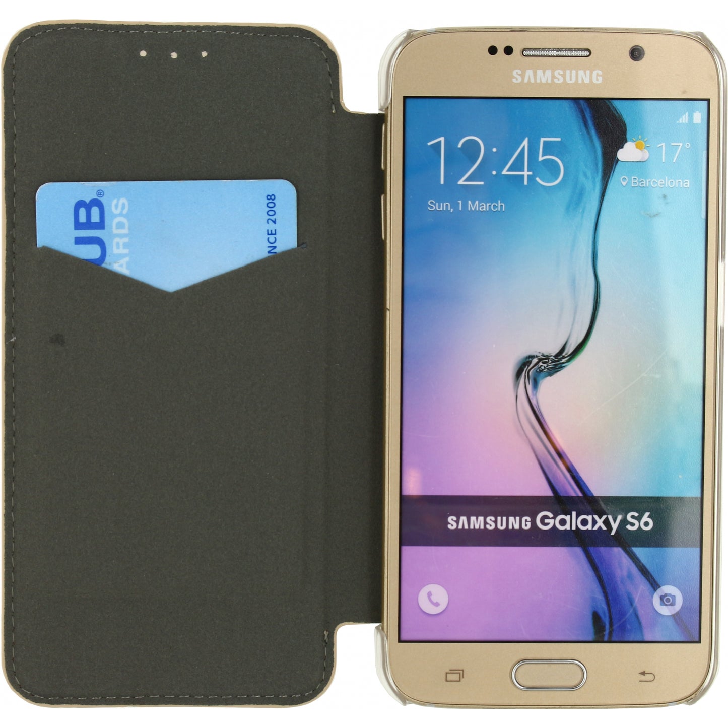 Mobilize Slim Booklet Samsung Galaxy S6 Soft Snake Creamy Rose