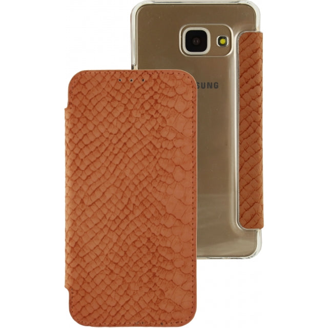 Mobilize Slim Booklet Samsung Galaxy A3 2016 Soft Snake Abricot