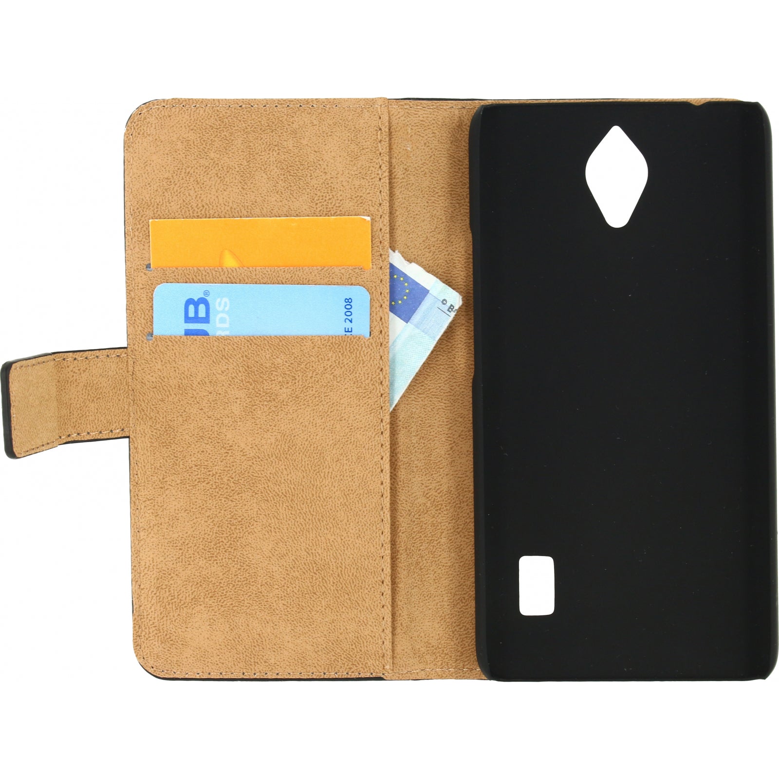 Mobilize Classic Wallet Book Case Huawei Y635 Black