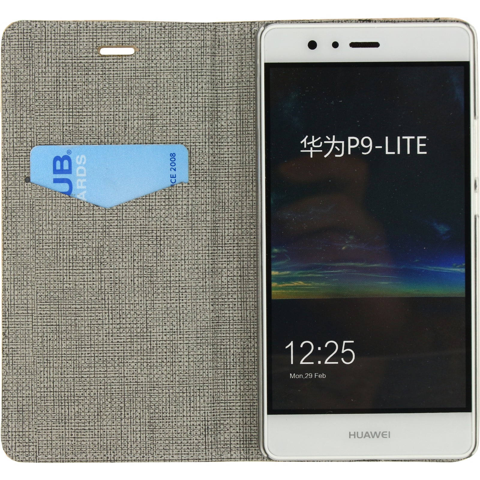 Mobilize Premium Book Case Huawei P9 Lite Alligator Peanut Brown