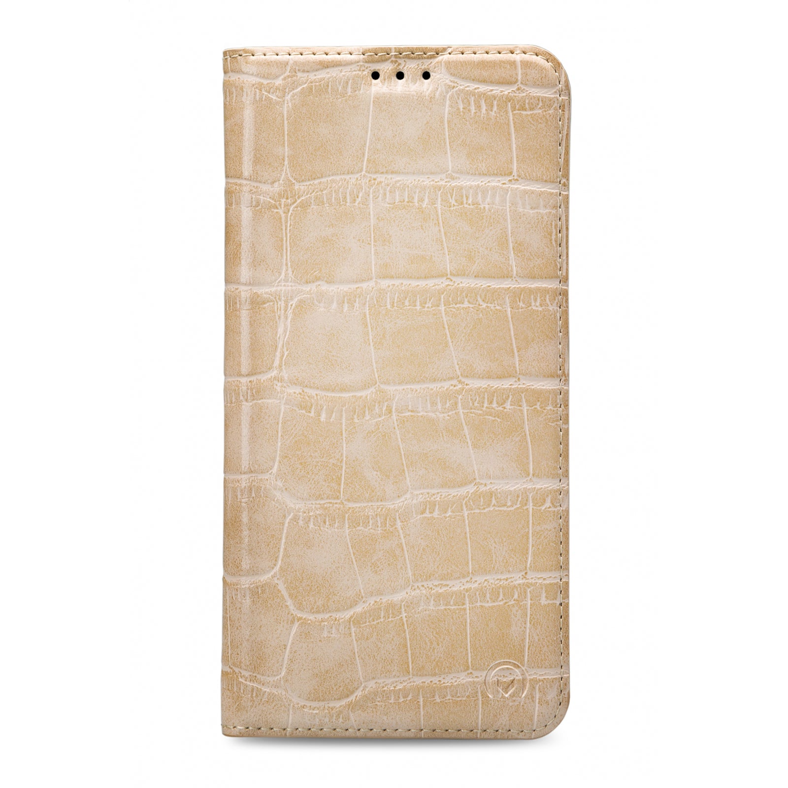 Mobilize Premium Book Case Samsung Galaxy J1 2016 Alligator Peanut Brown
