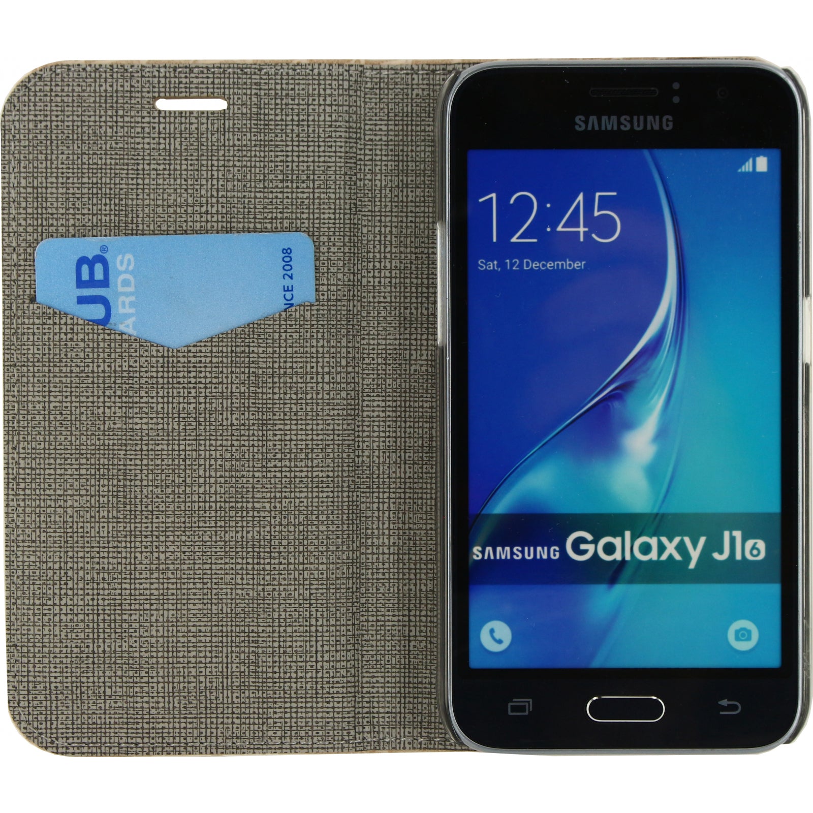 Mobilize Premium Book Case Samsung Galaxy J1 2016 Alligator Peanut Brown
