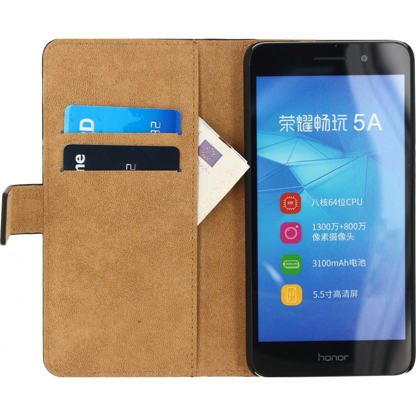Mobilize Classic Wallet Book Case Huawei Y6 II Black
