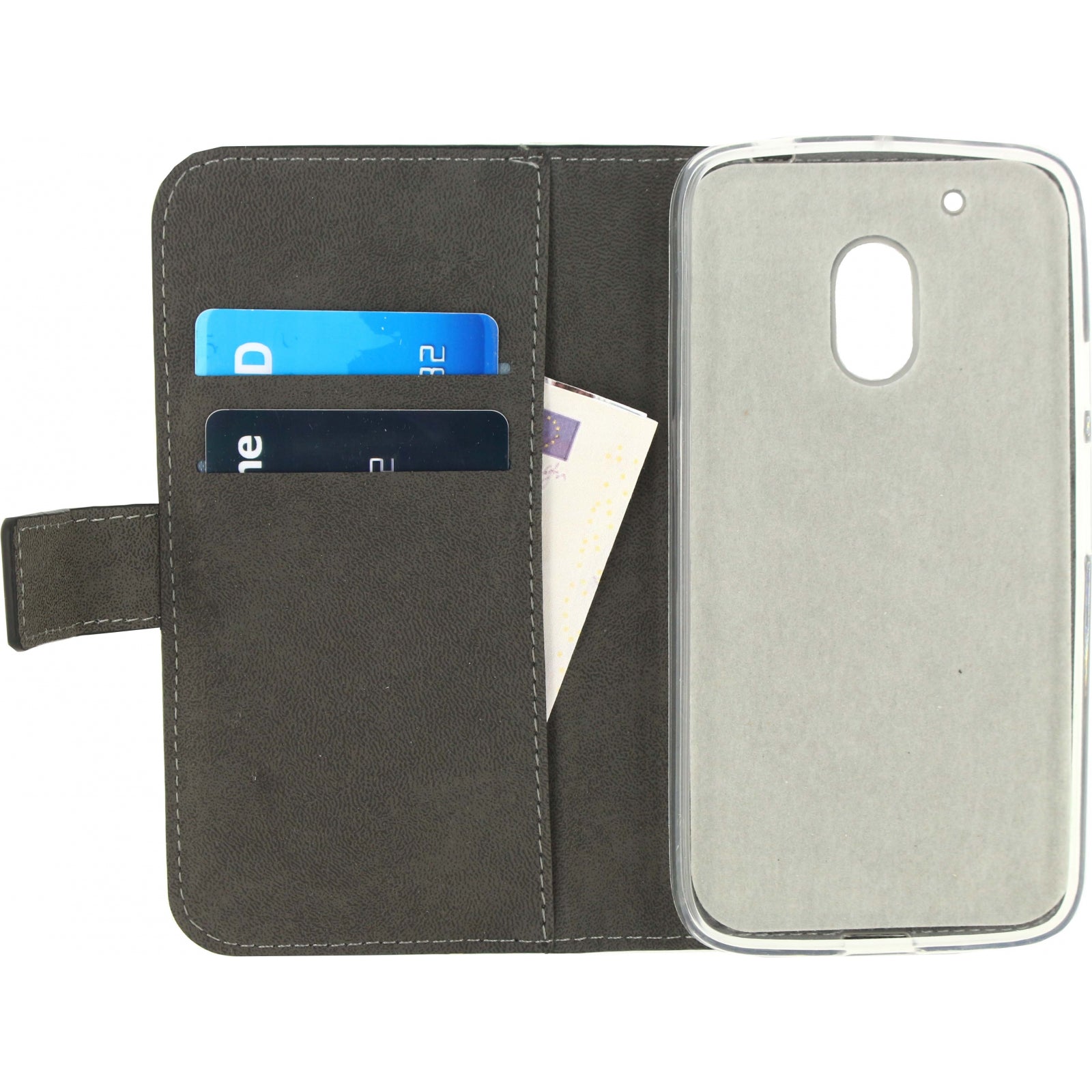 Mobilize Classic Gelly Wallet Book Case Motorola Moto G4 Play Black