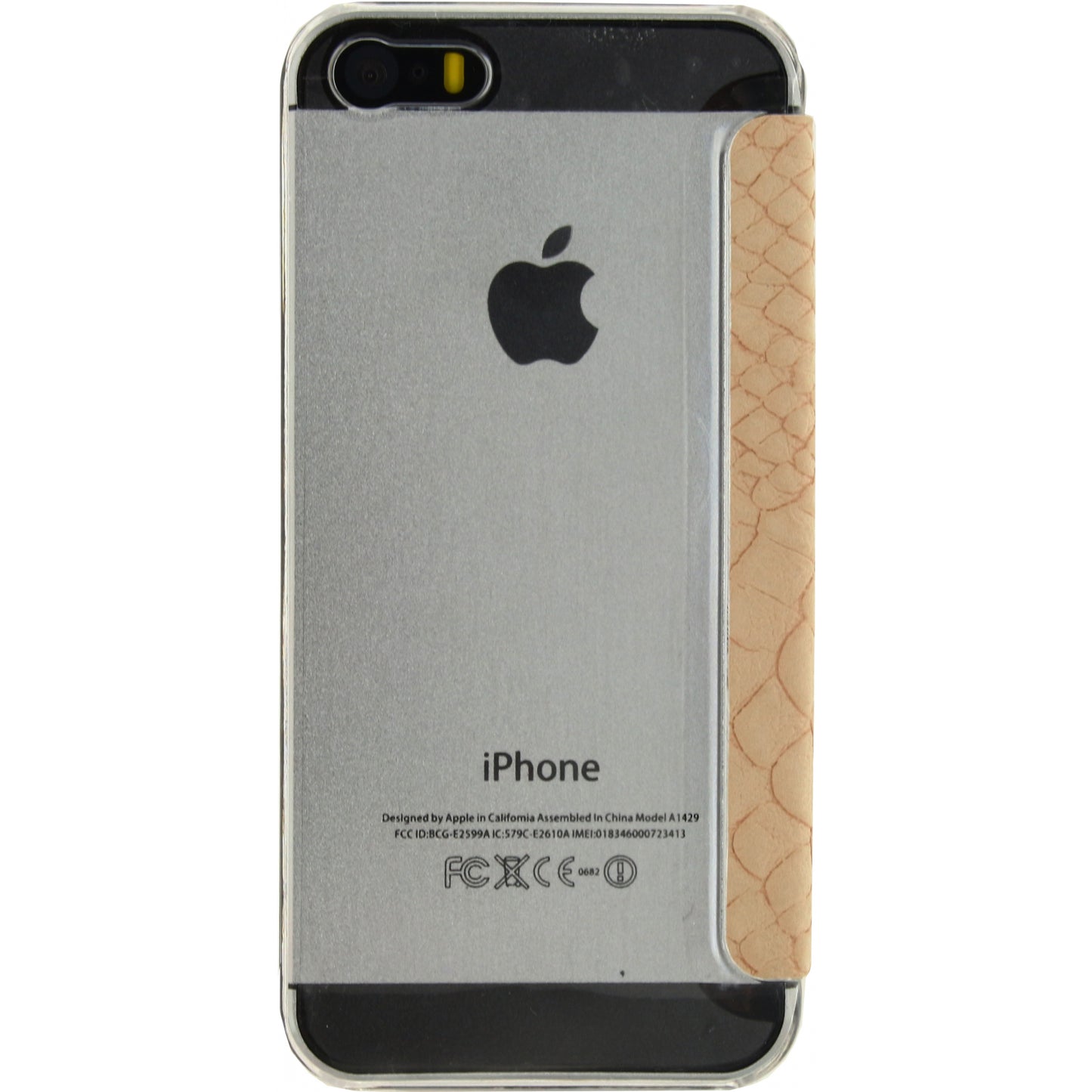 Mobilize Slim Gelly Booklet Apple iPhone 5/5S/SE Soft Snake Creamy Rose
