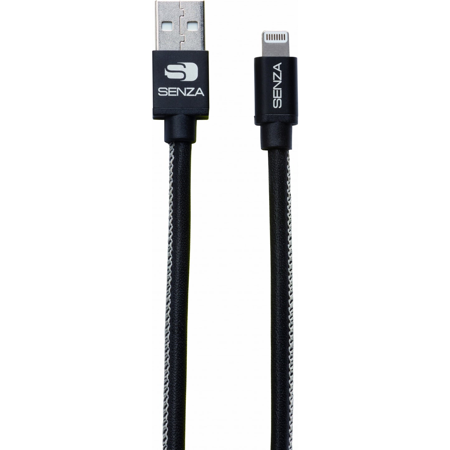 Senza Premium Leather Charge/Sync Cable Lightning 1.5m Black