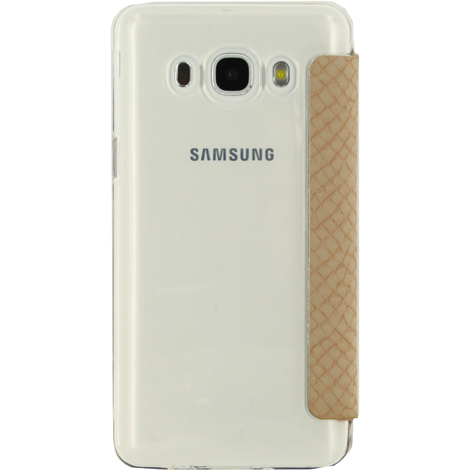 Mobilize Slim Gelly Booklet Samsung Galaxy J5 2016 Soft Snake Creamy Rose