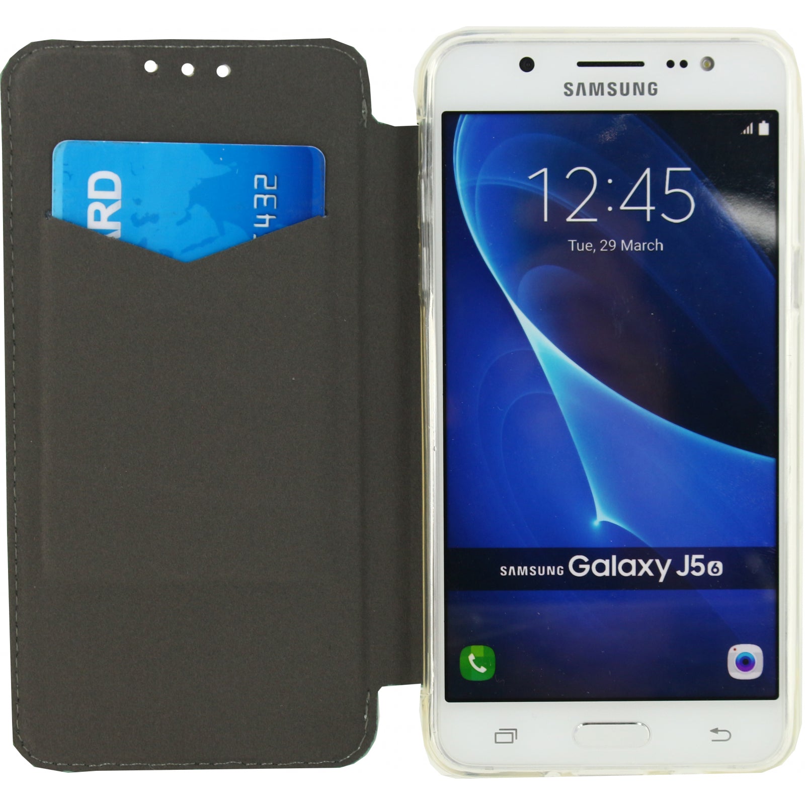 Mobilize Slim Gelly Booklet Samsung Galaxy J5 2016 Soft Snake Creamy Rose