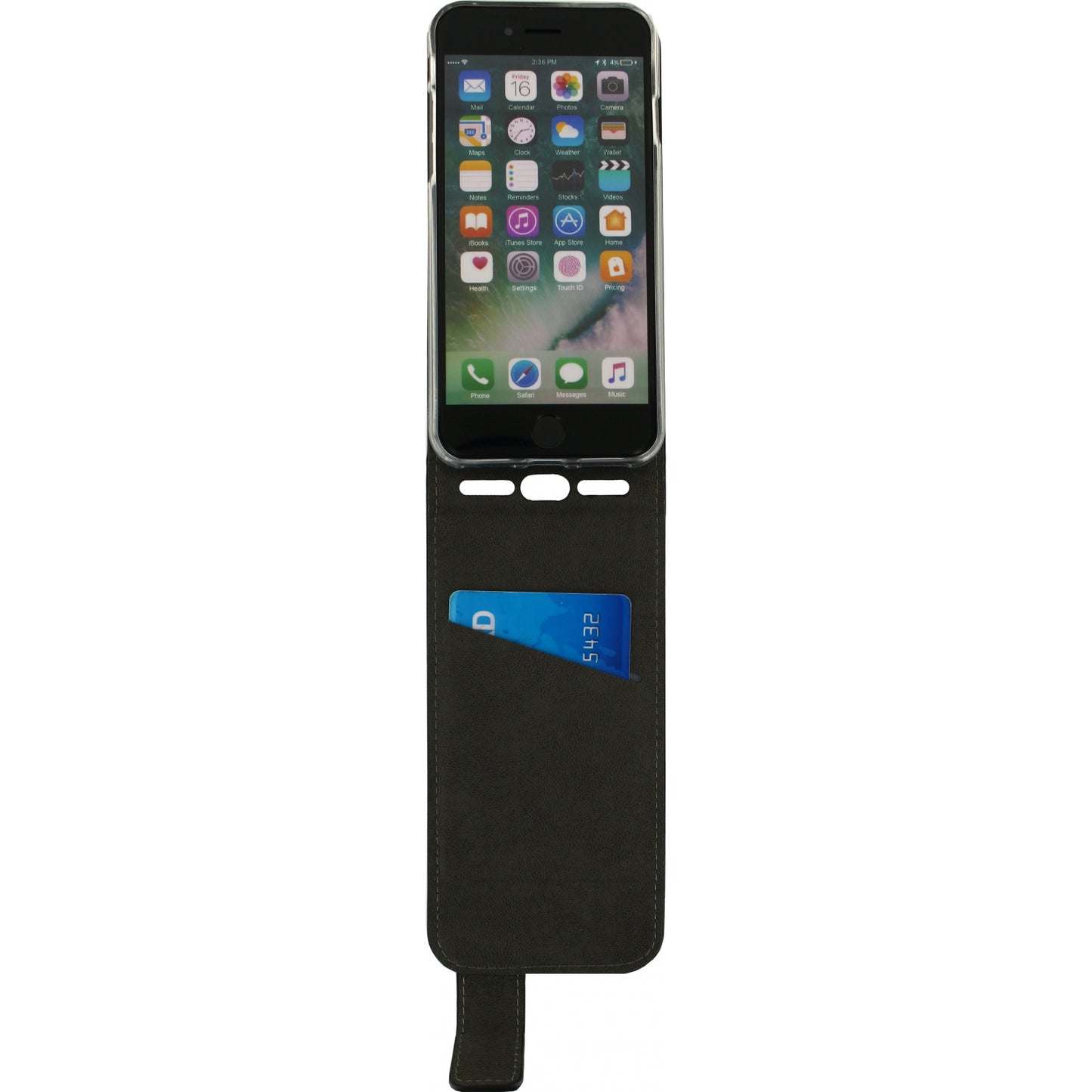 Mobilize Classic Gelly Flip Case Apple iPhone 6/6S/7/8/SE (2020/2022) Black