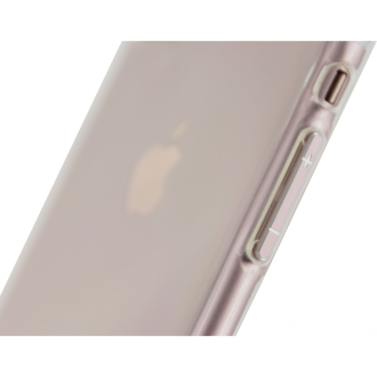Mobilize Deluxe Gelly Case Apple iPhone 6/6S Clear Rose Gold Button