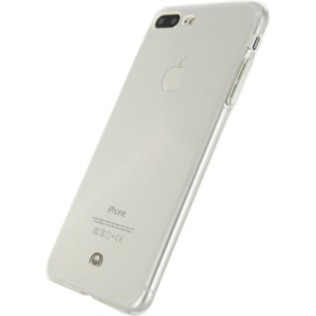 Mobilize Deluxe Gelly Case Apple iPhone 7 Plus/8 Plus Clear Silver Button