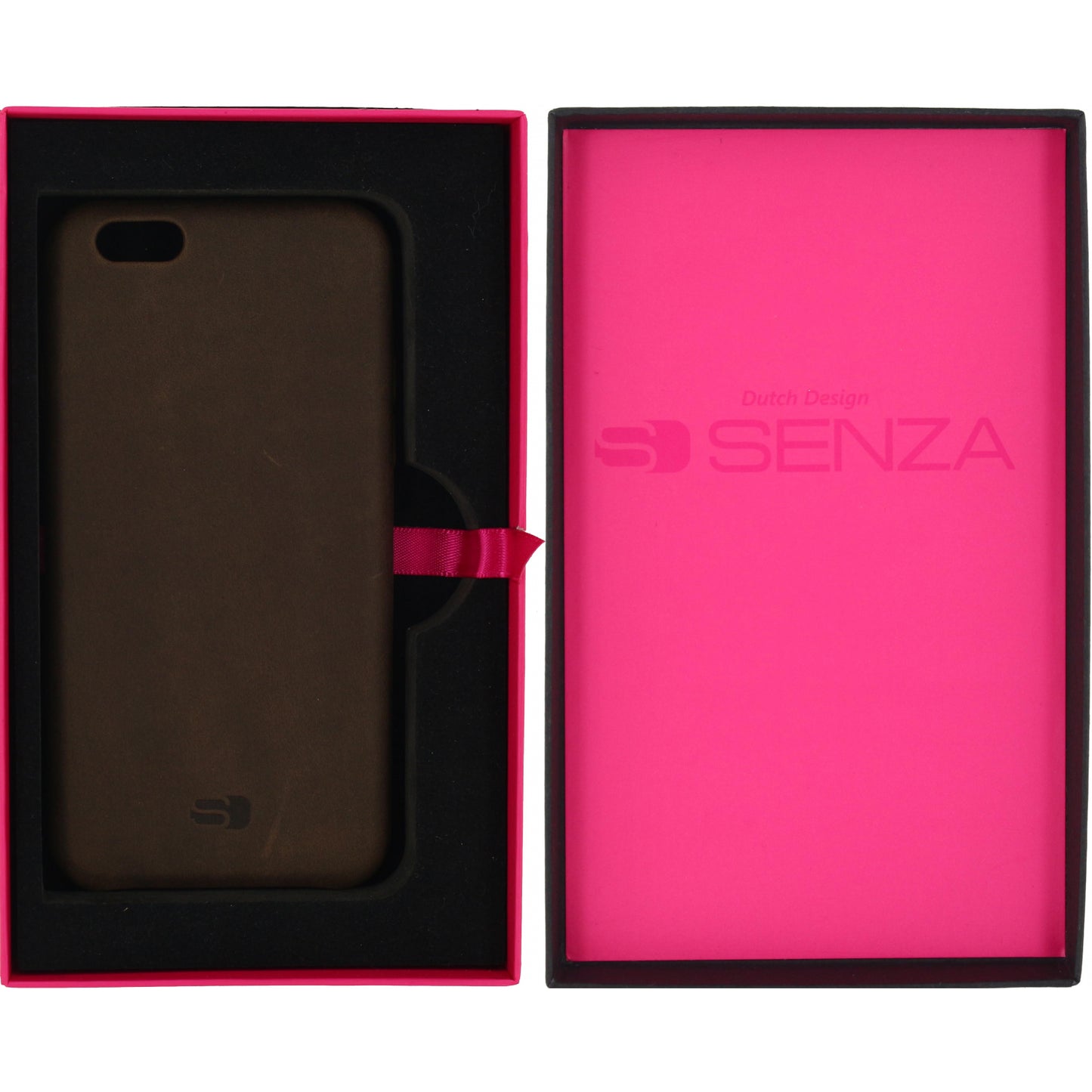 Senza Raw Leather Cover Apple iPhone 6/6S Chestnut Brown