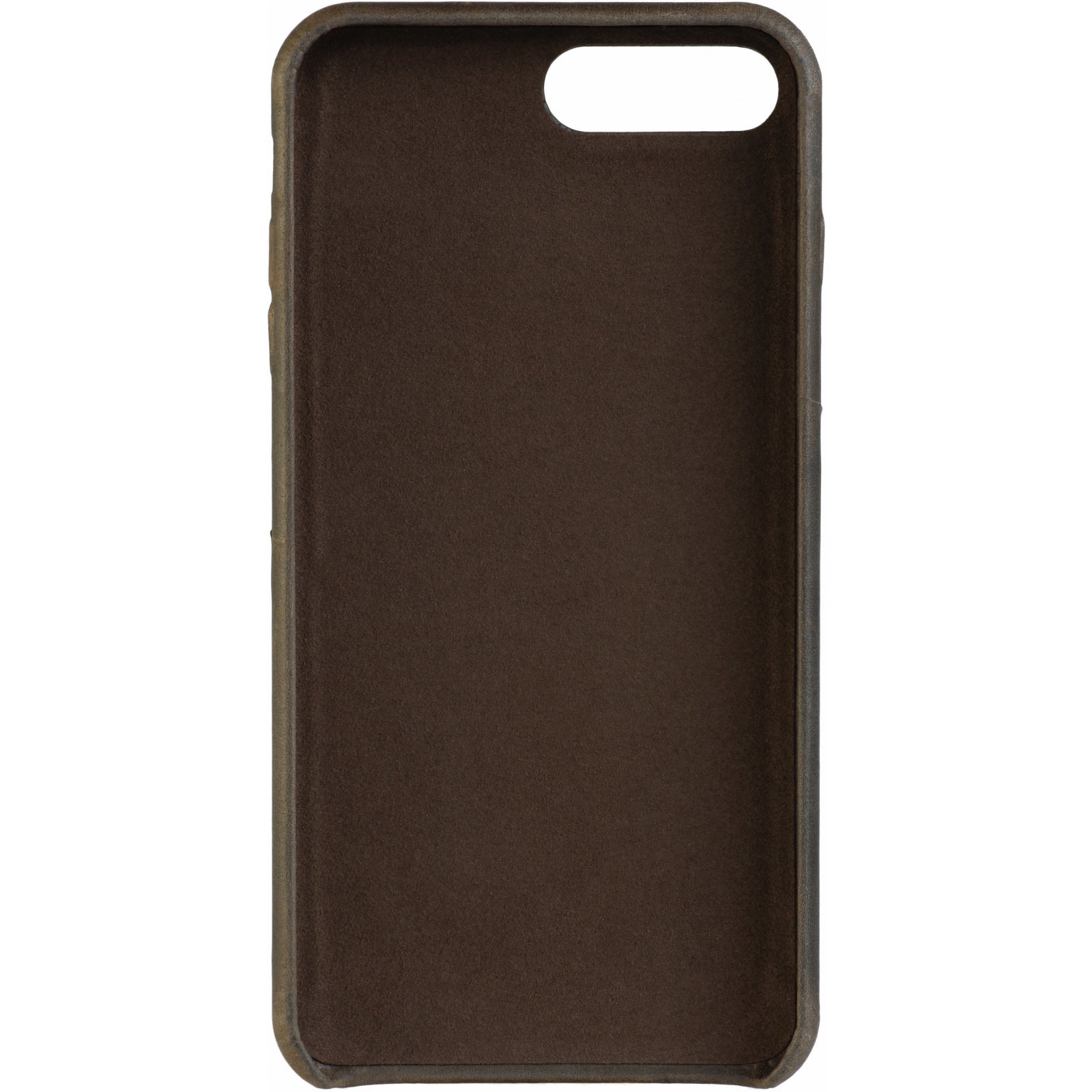 Senza Raw Leather Cover with Card Slot Apple iPhone 7 Plus/8 Plus Chestnut Brown