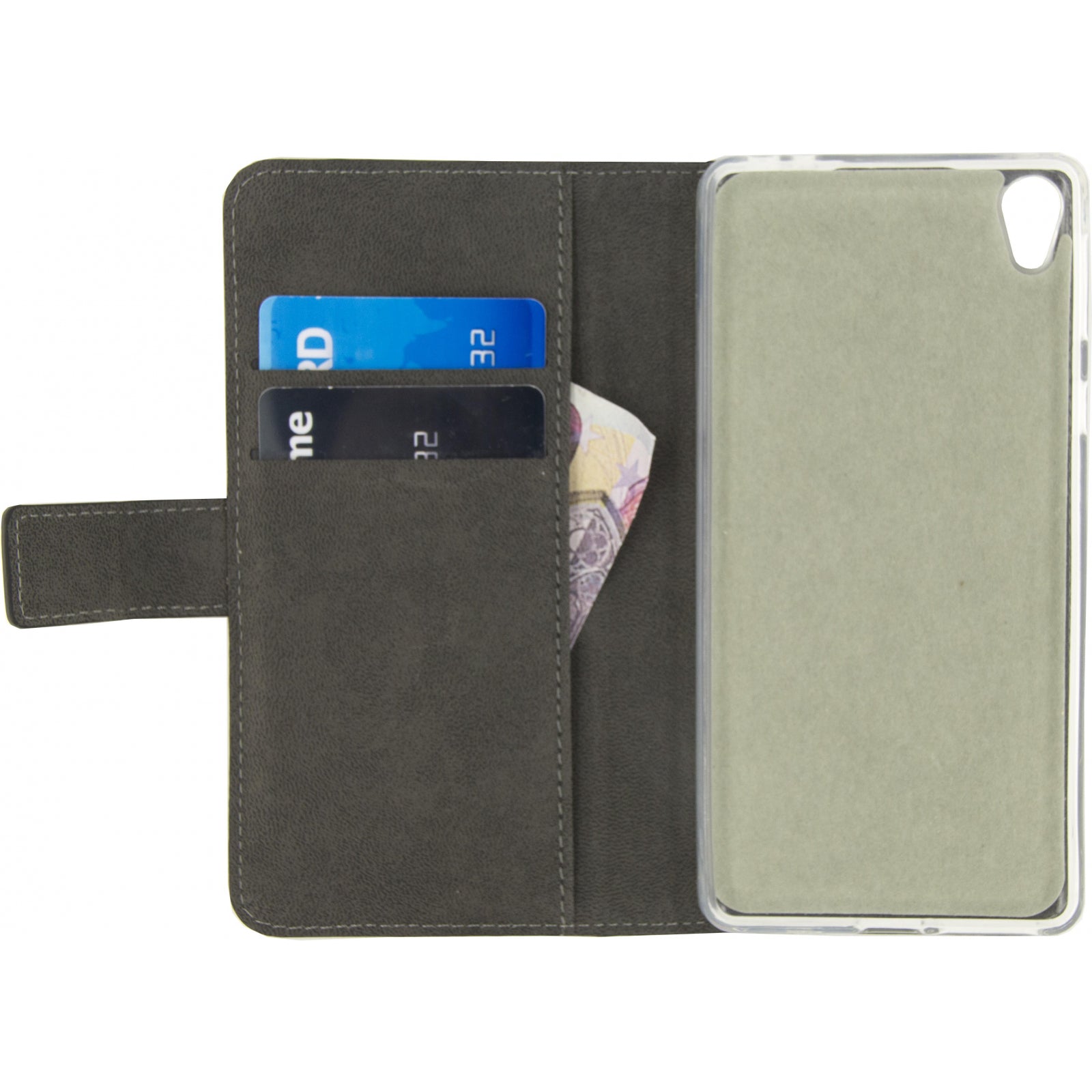 Mobilize Classic Gelly Wallet Book Case Sony Xperia E5 Black