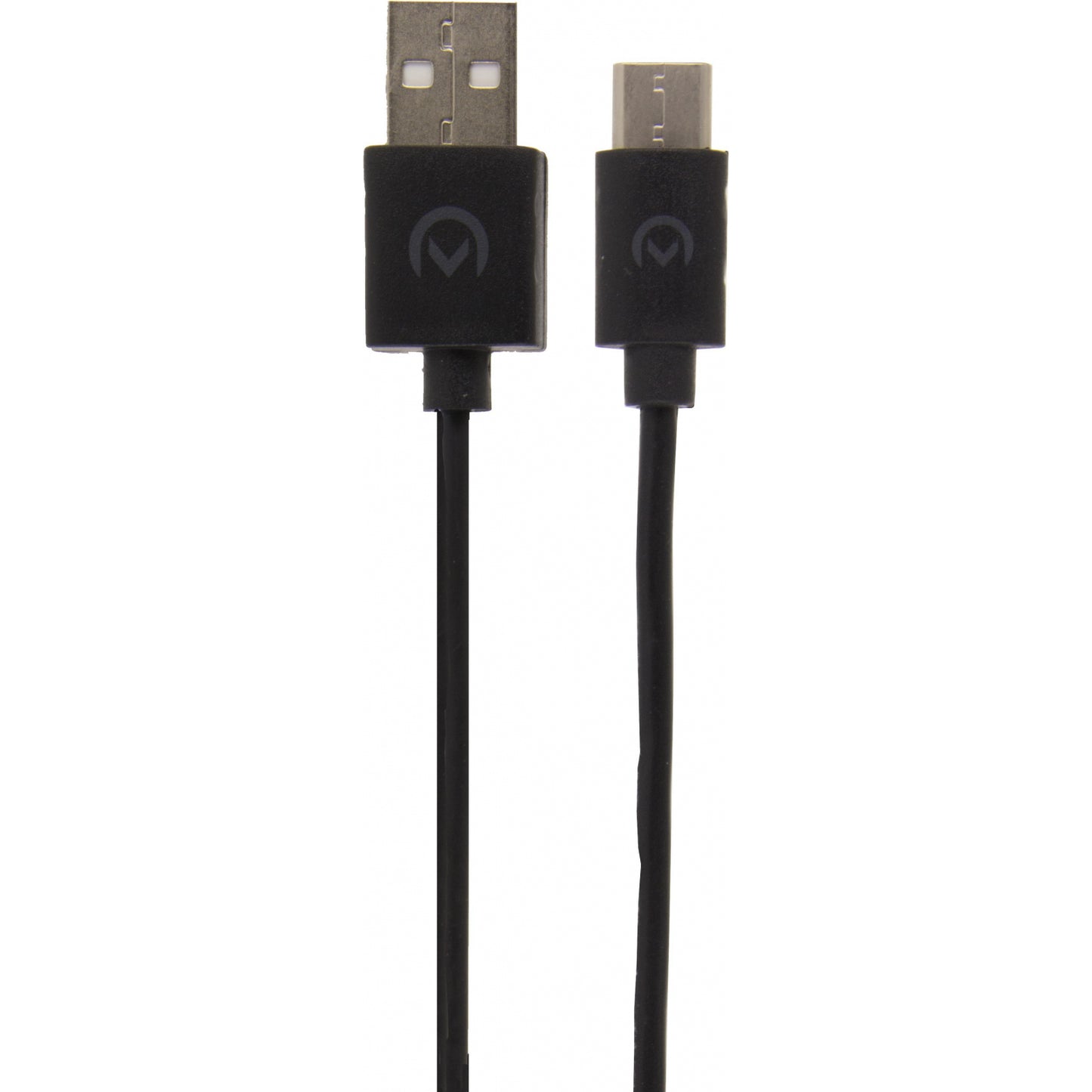 Mobilize Car Charger Dual USB 2.4A 12W + 1m USB-C Cable Black